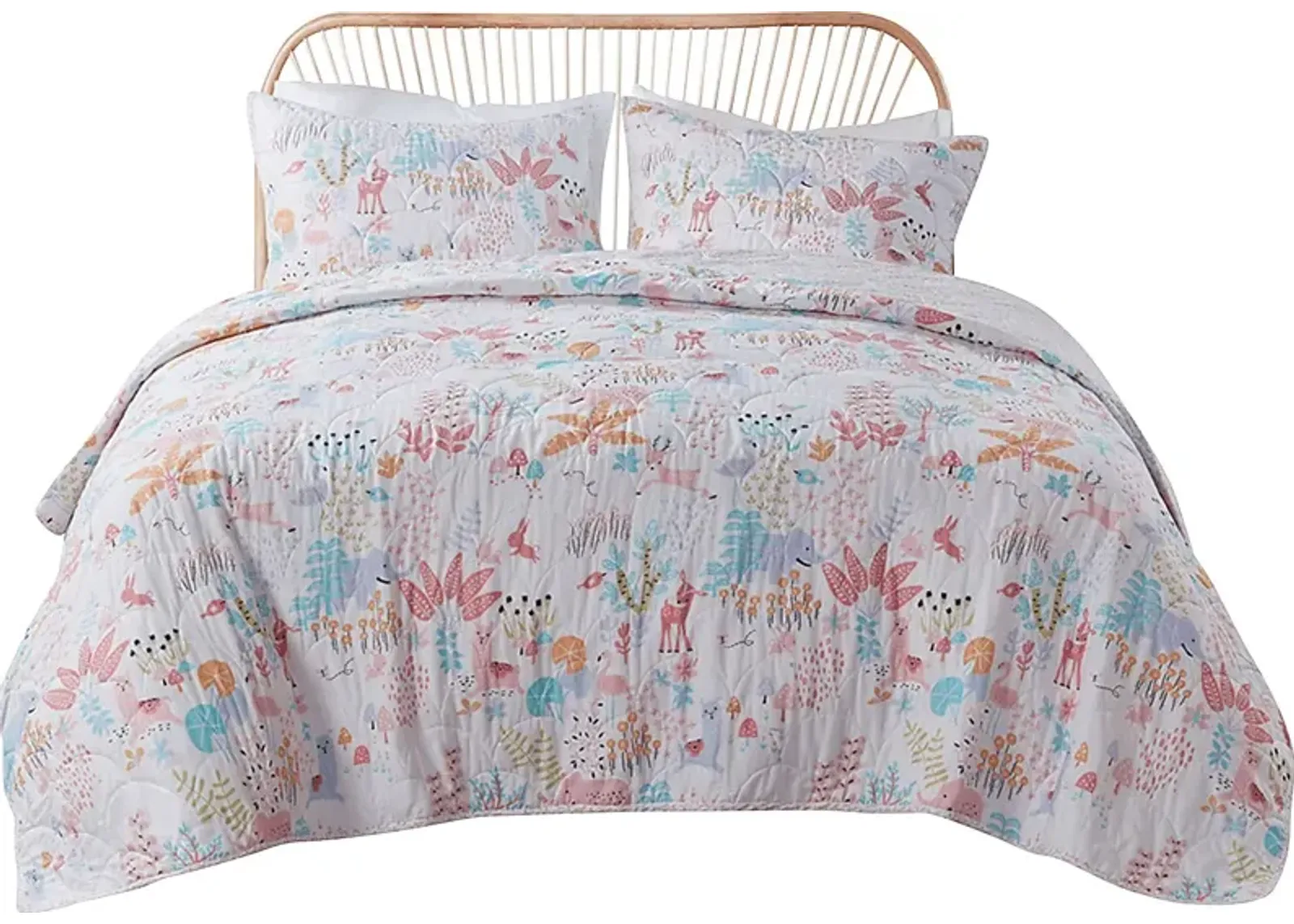 Maiya Blush Twin Quilt Set