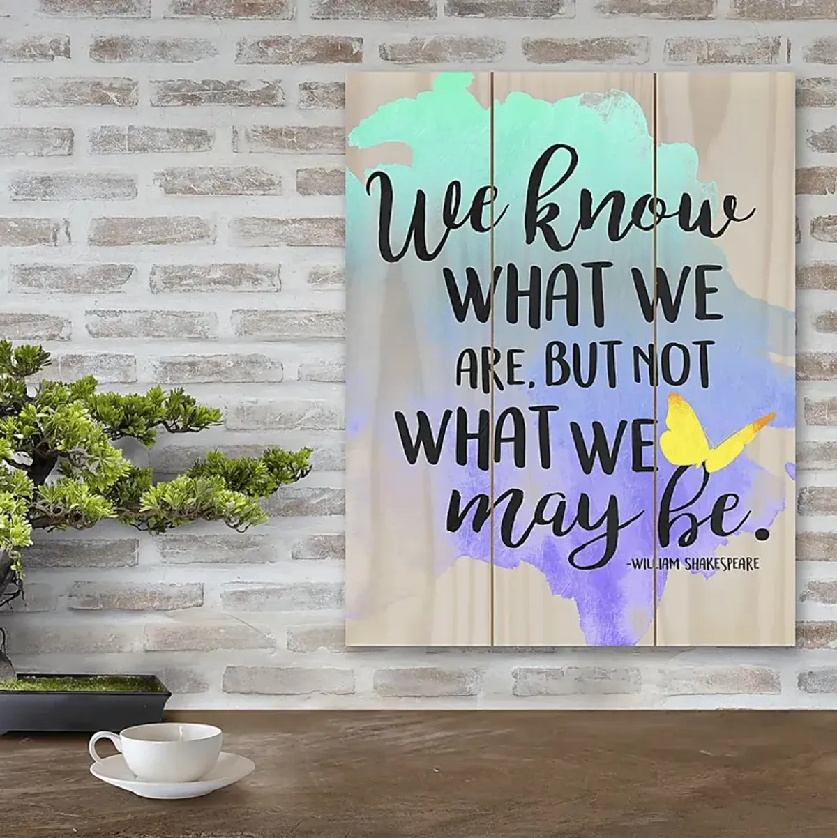 Kids What We Are Blue Wall Art