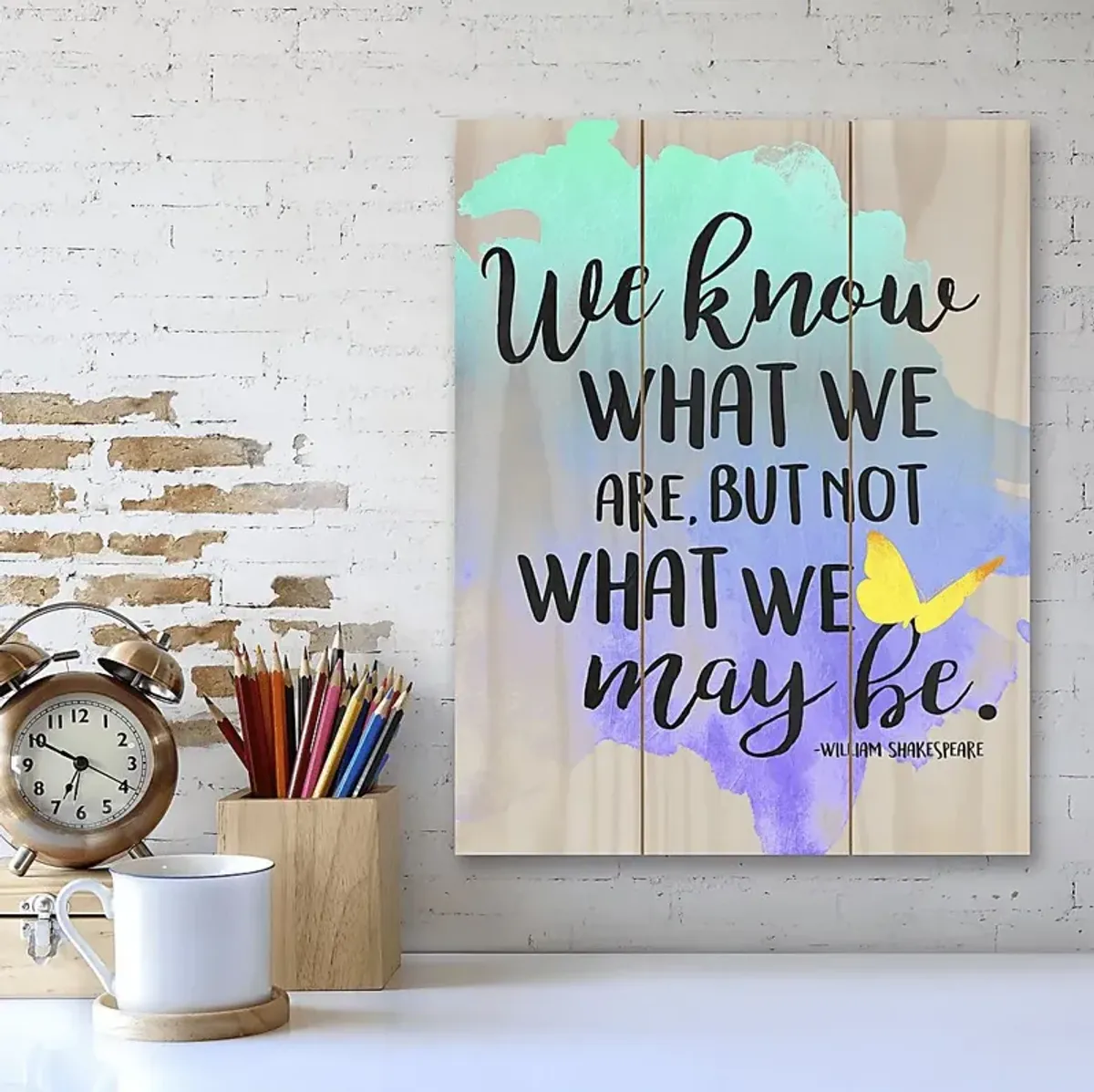 Kids What We Are Blue Wall Art