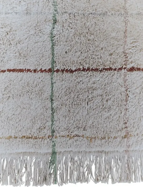Kids Natural 4'7 x 6'7 Color Lines Rug