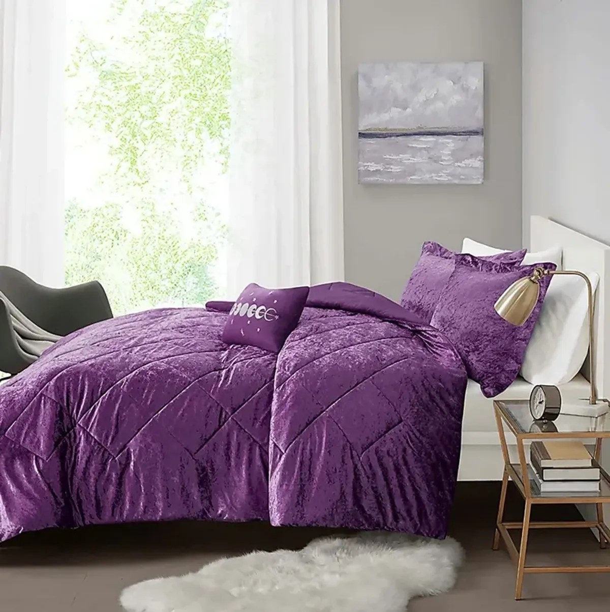 Kids Bajaro Purple Full Comforter Set