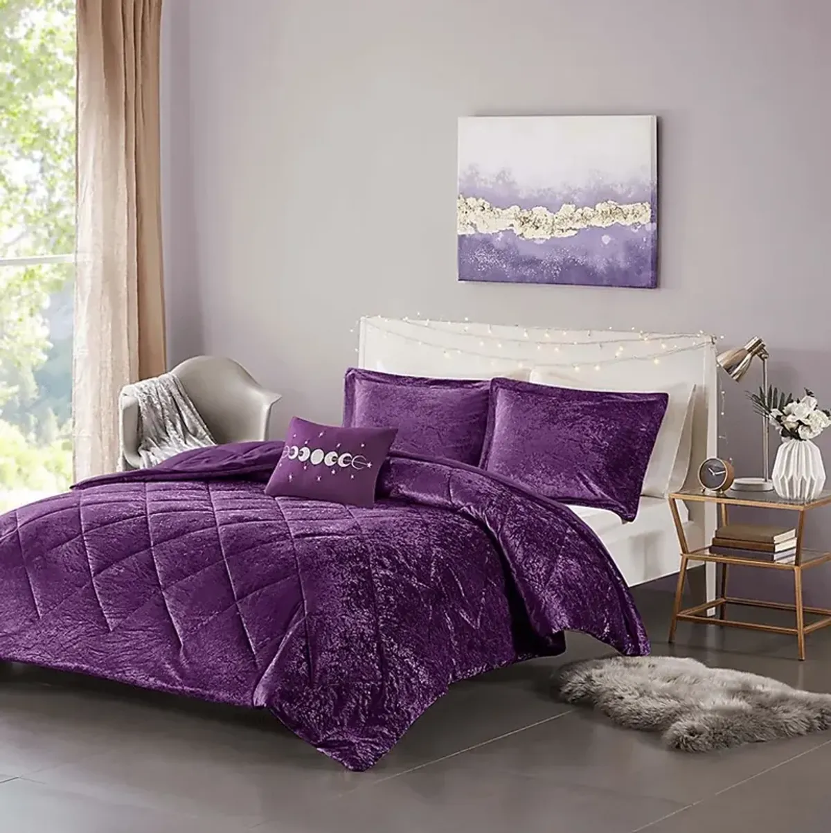 Kids Bajaro Purple Full Comforter Set