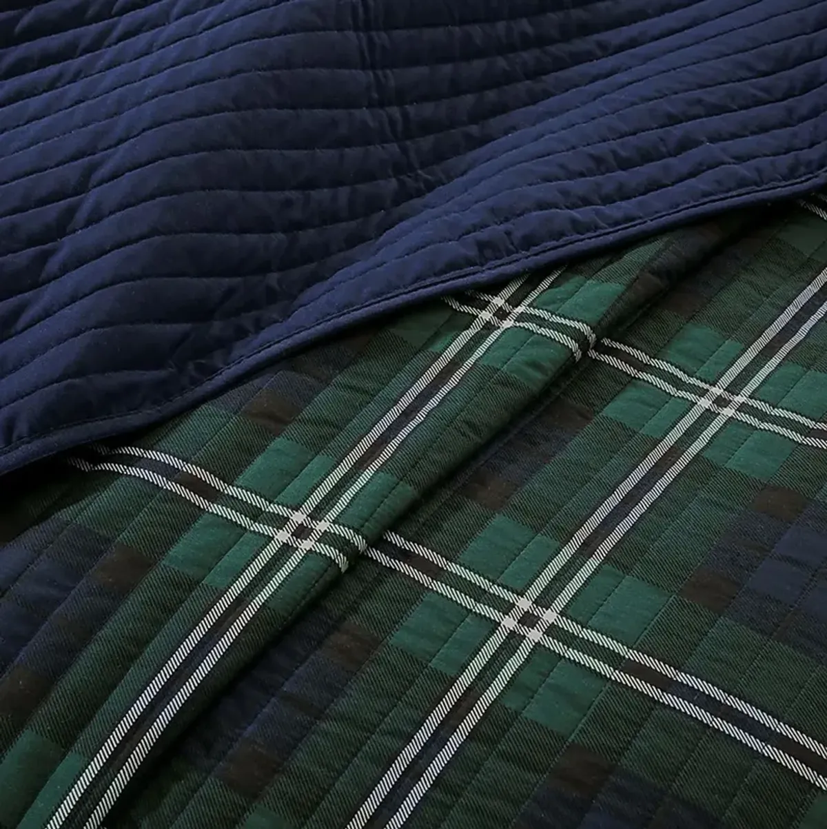 Chemia Blue Full Quilt Set