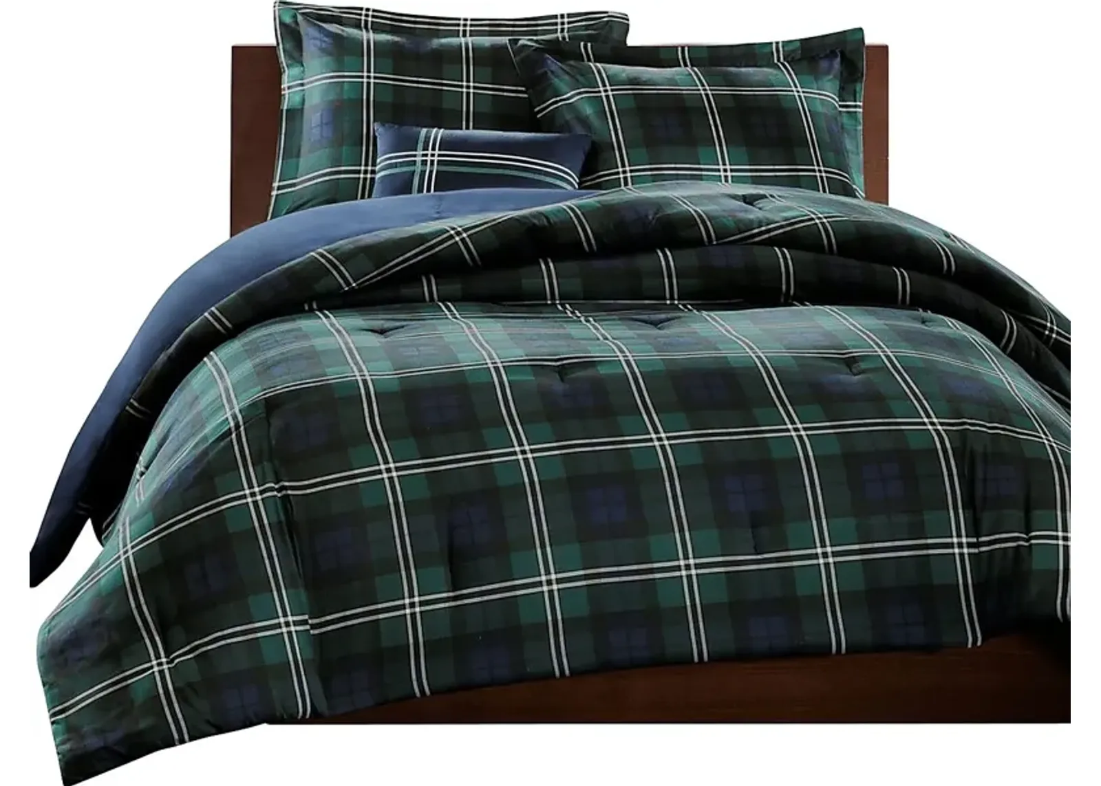 Chemia Blue Full Quilt Set