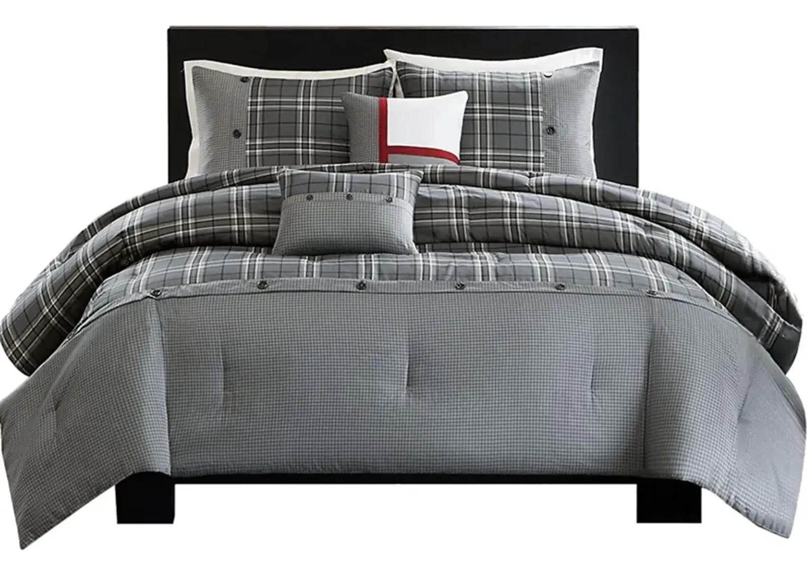 Arigo Gray King Comforter Set