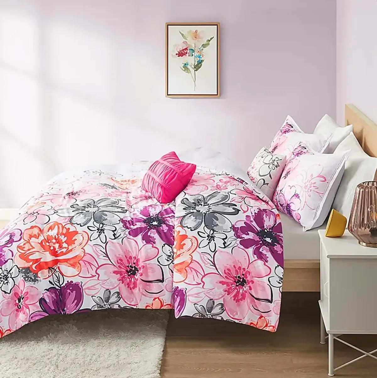 Balou Pink King Comforter Set