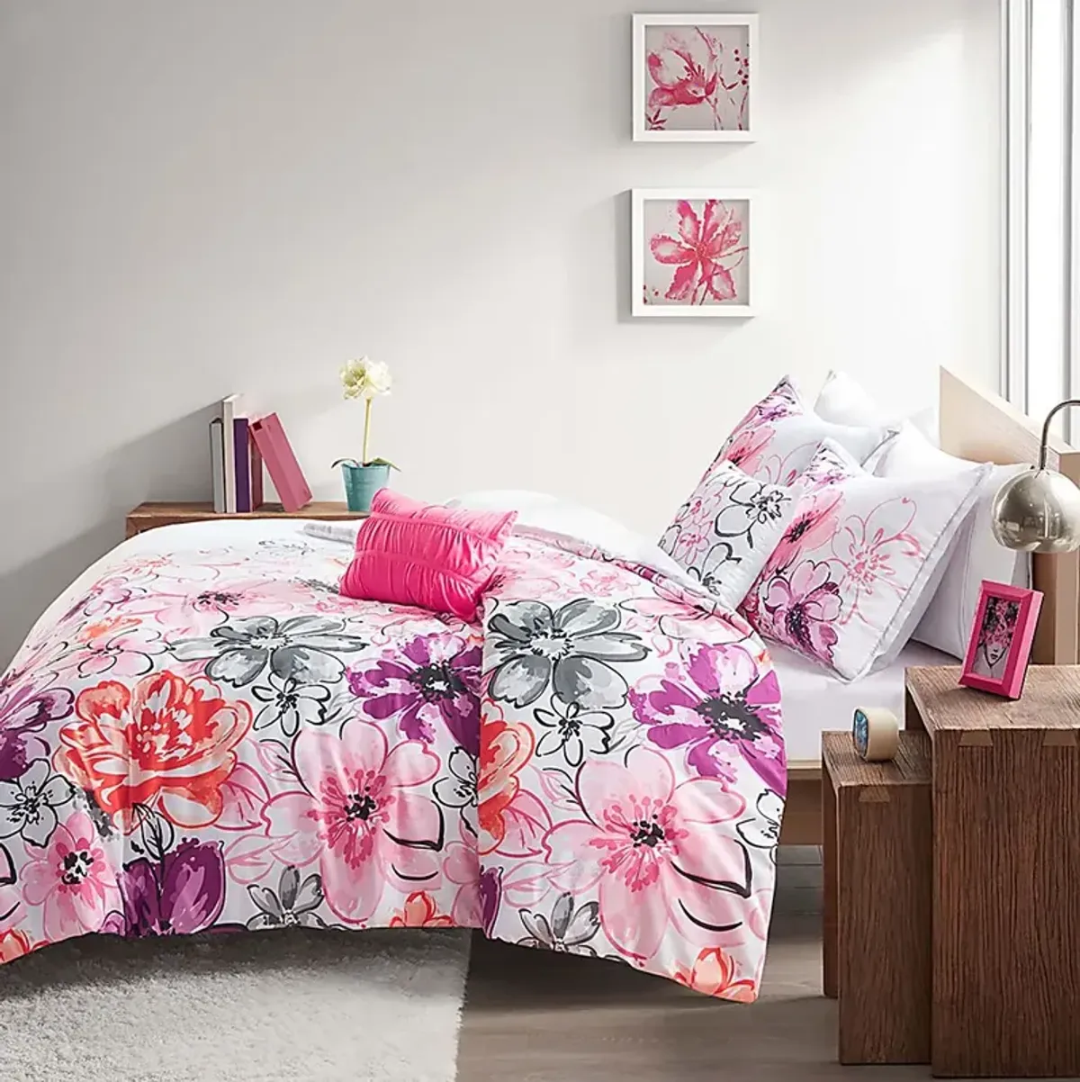 Balou Pink King Comforter Set