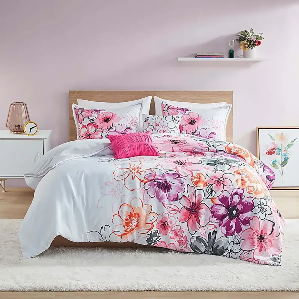 Balou Pink King Comforter Set