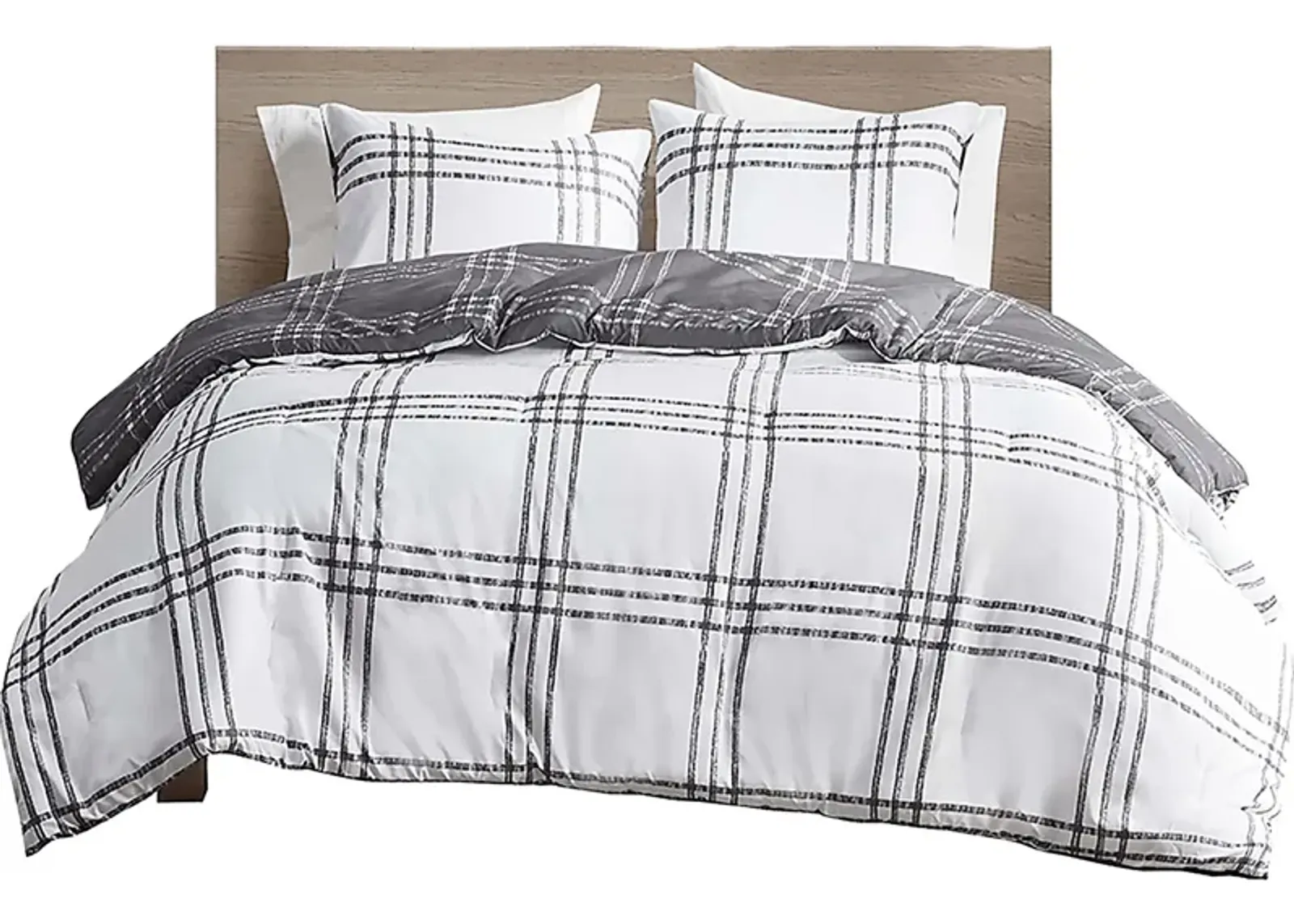 Diabolo Gray King Comforter Set