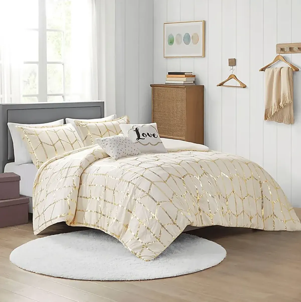 Alesi Gold King Comforter Set