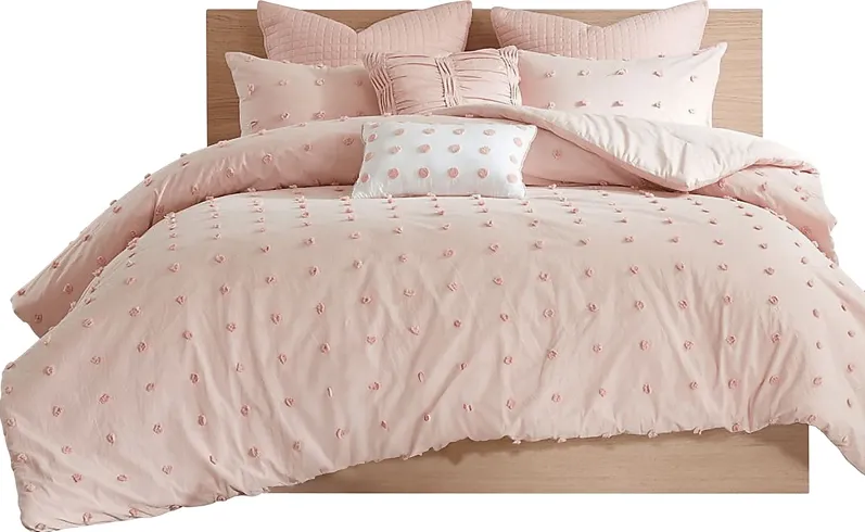 Brokat Pink King Comforter Set