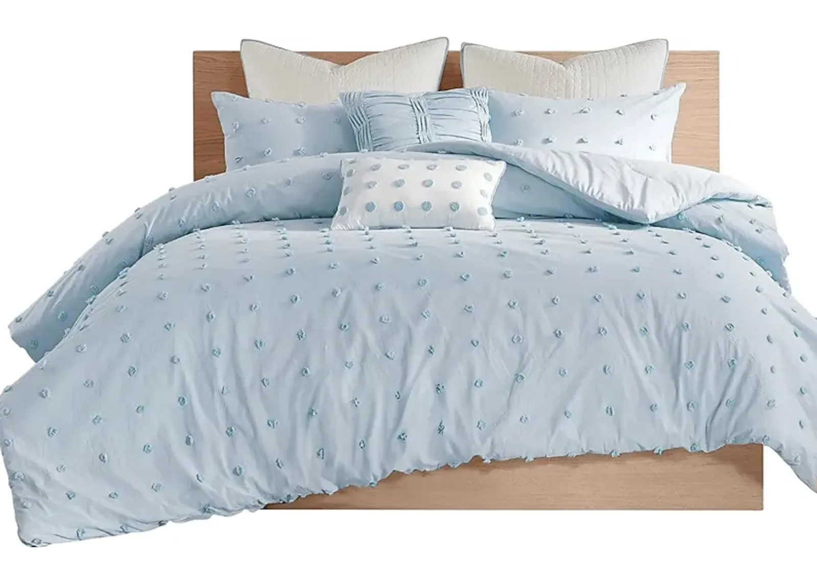 Brokat Blue King Comforter Set