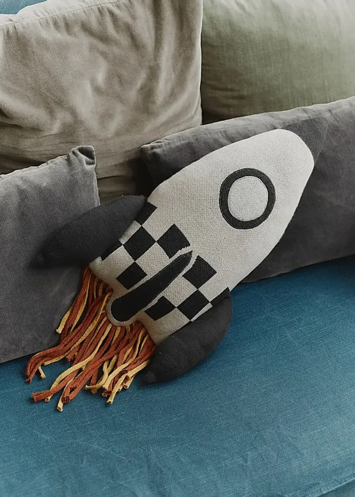 Kids Natural Rocket Pillow