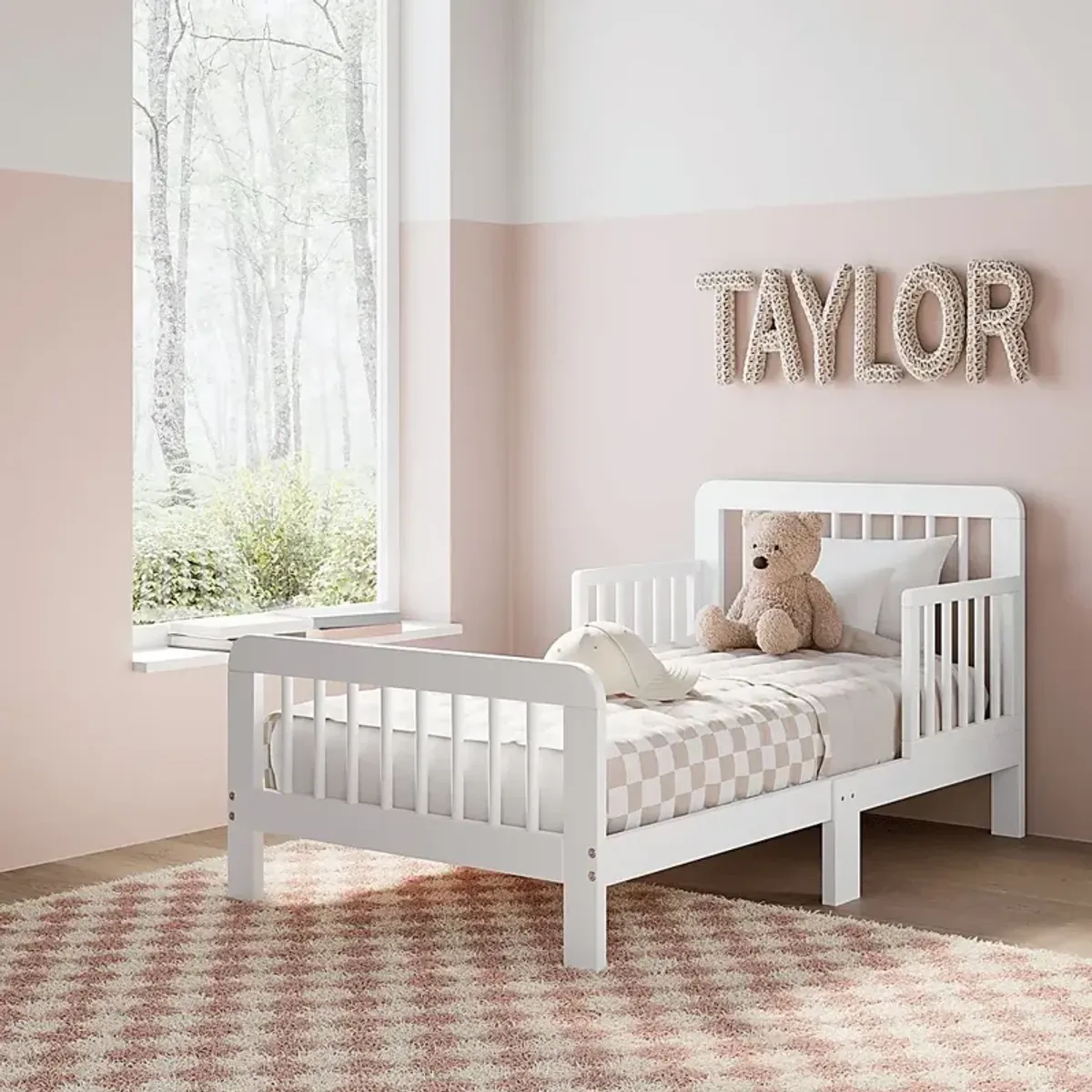 Kids Isoella White Toddler Bed