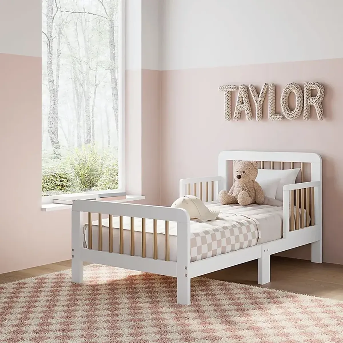 Kids Isoella White Toddler Bed