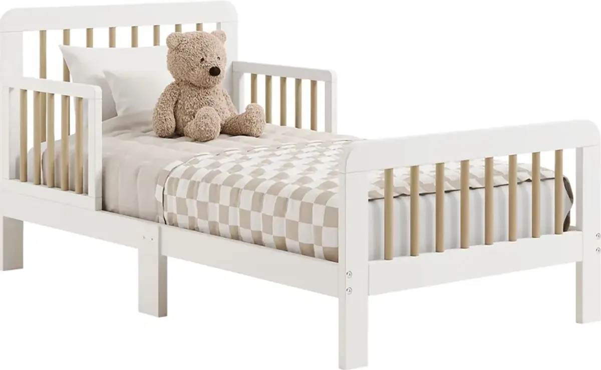 Kids Isoella White Toddler Bed