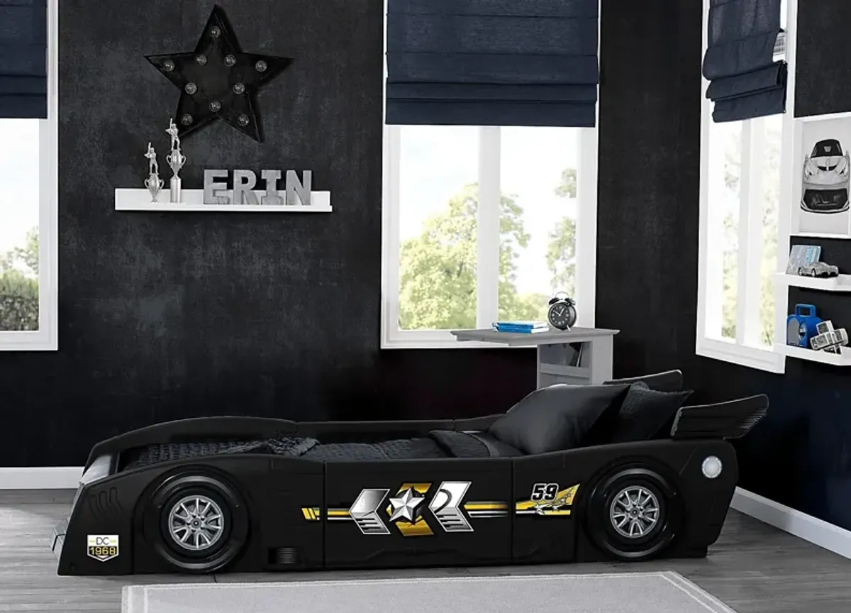 Kids Jeadi Black Twin Car Bed