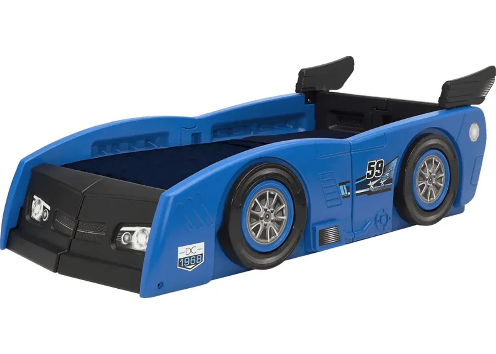 Kids Jeadi Blue Twin Car Bed