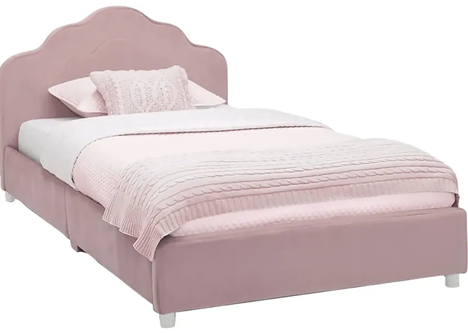 Kids Asecli Pink Twin Bed