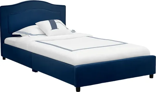 Kids Mebrie Navy Twin Bed