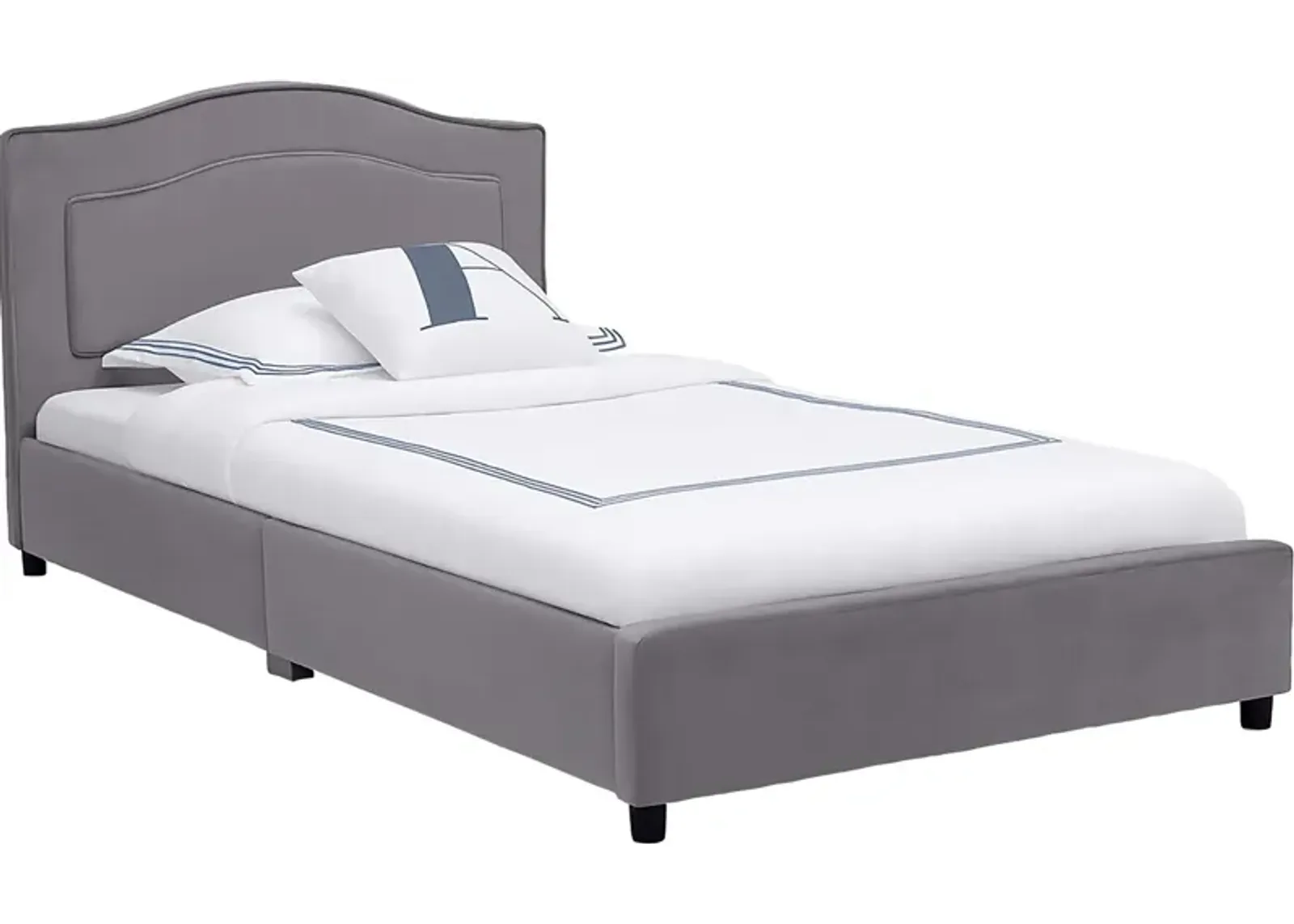 Kids Mebrie Gray Twin Bed