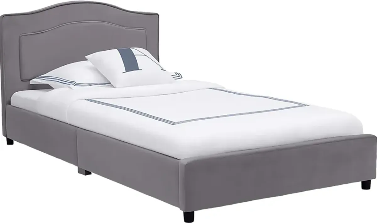 Kids Mebrie Gray Twin Bed