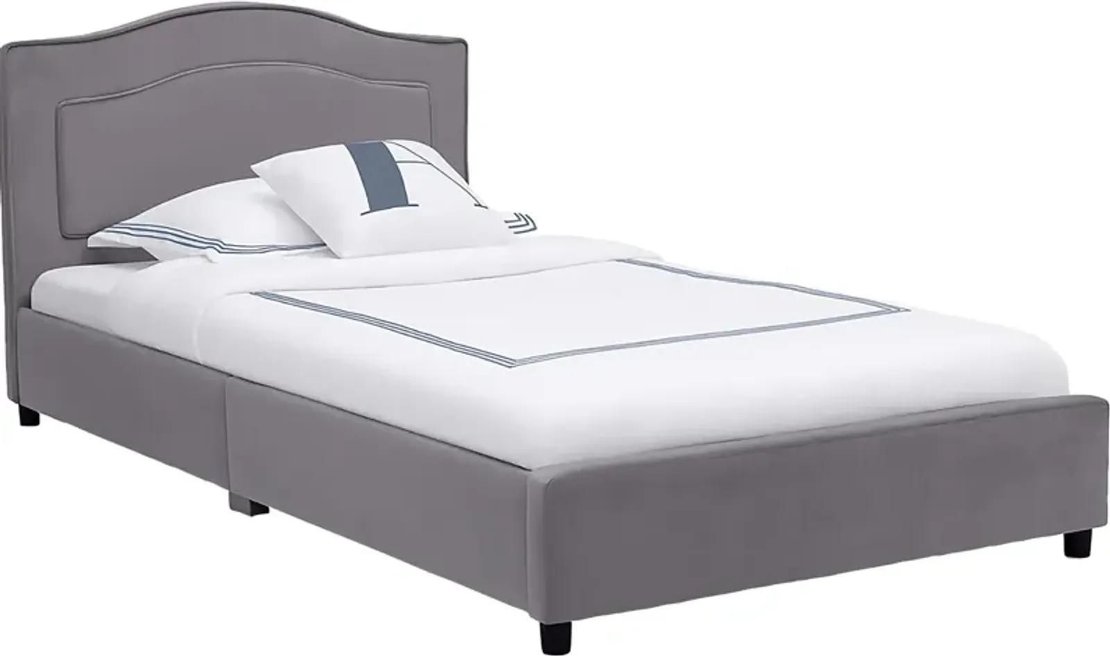 Kids Mebrie Gray Twin Bed