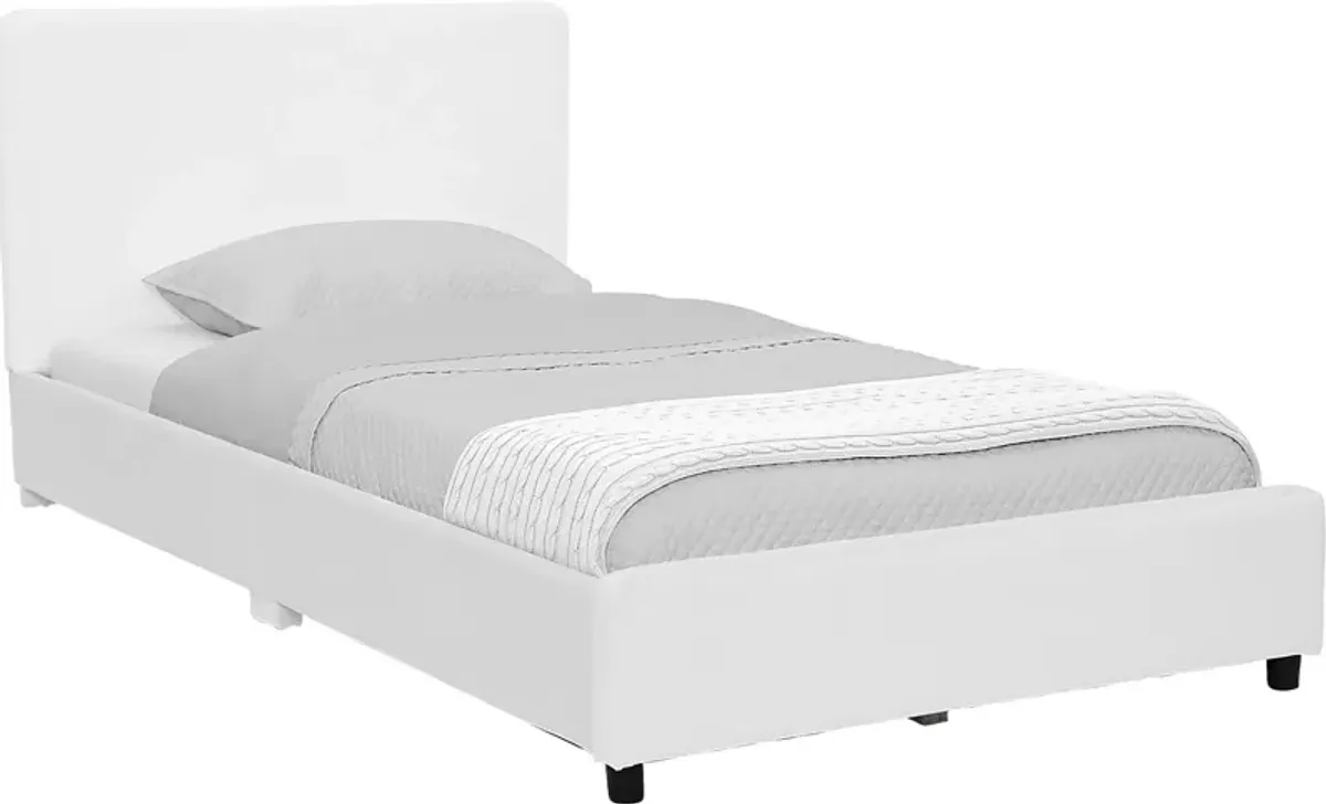 Kids Javoa I White Twin Bed