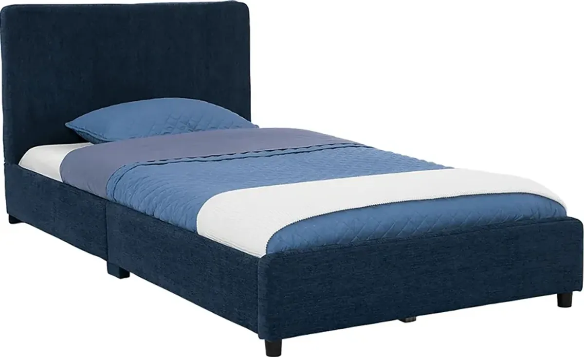 Kids Javoa I Navy Twin Bed