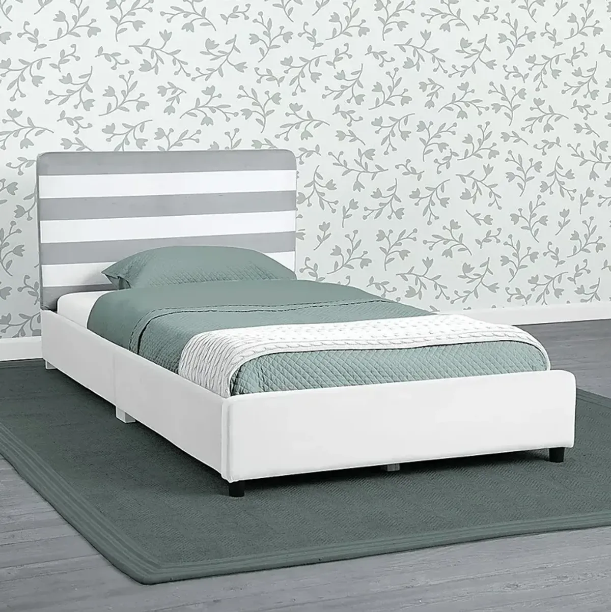 Kids Javoa II Gray Twin Bed