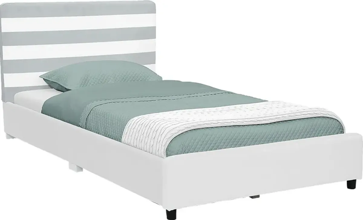 Kids Javoa II Gray Twin Bed