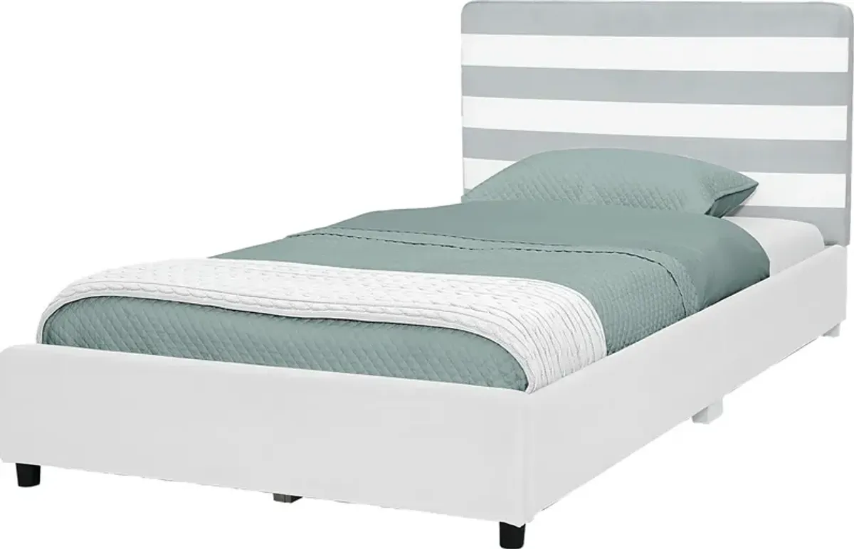 Kids Javoa II Gray Twin Bed