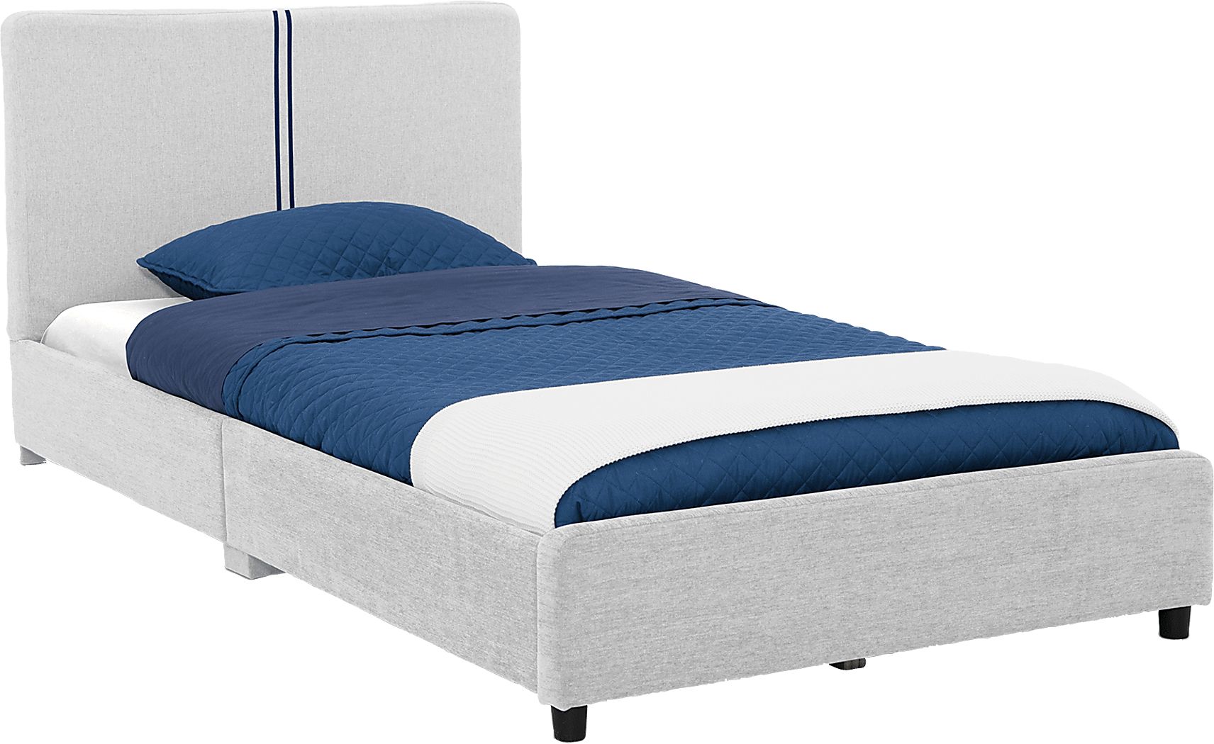 Kids Javoa III Gray Twin Bed