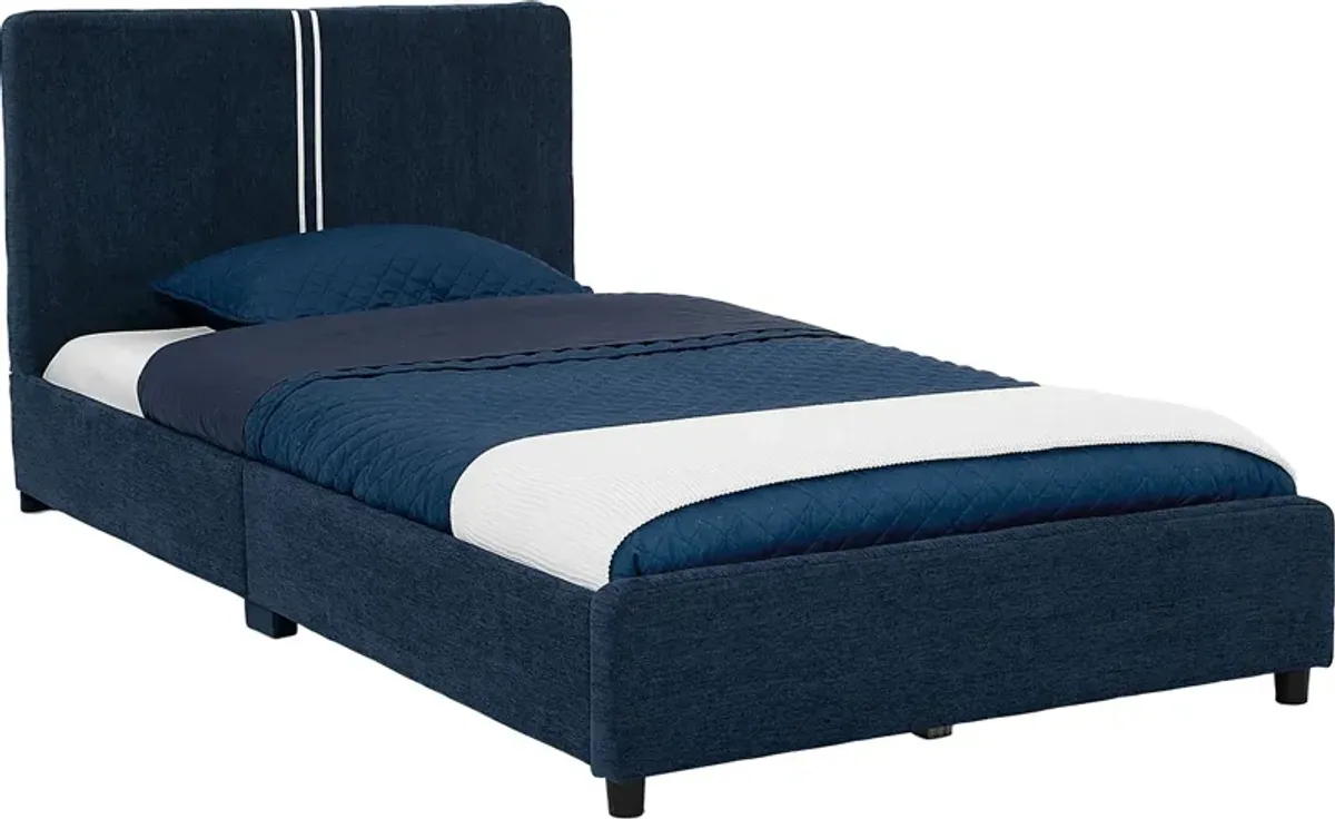 Kids Javoa III Navy Twin Bed