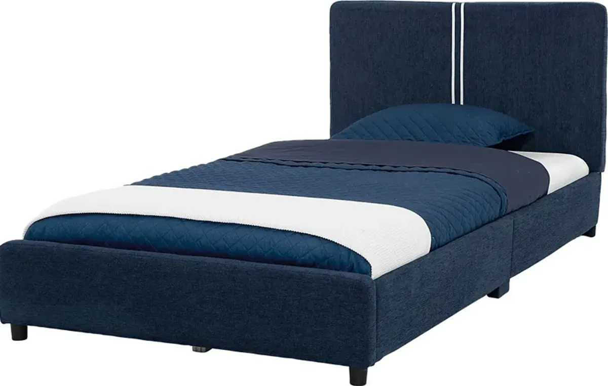 Kids Javoa III Navy Twin Bed