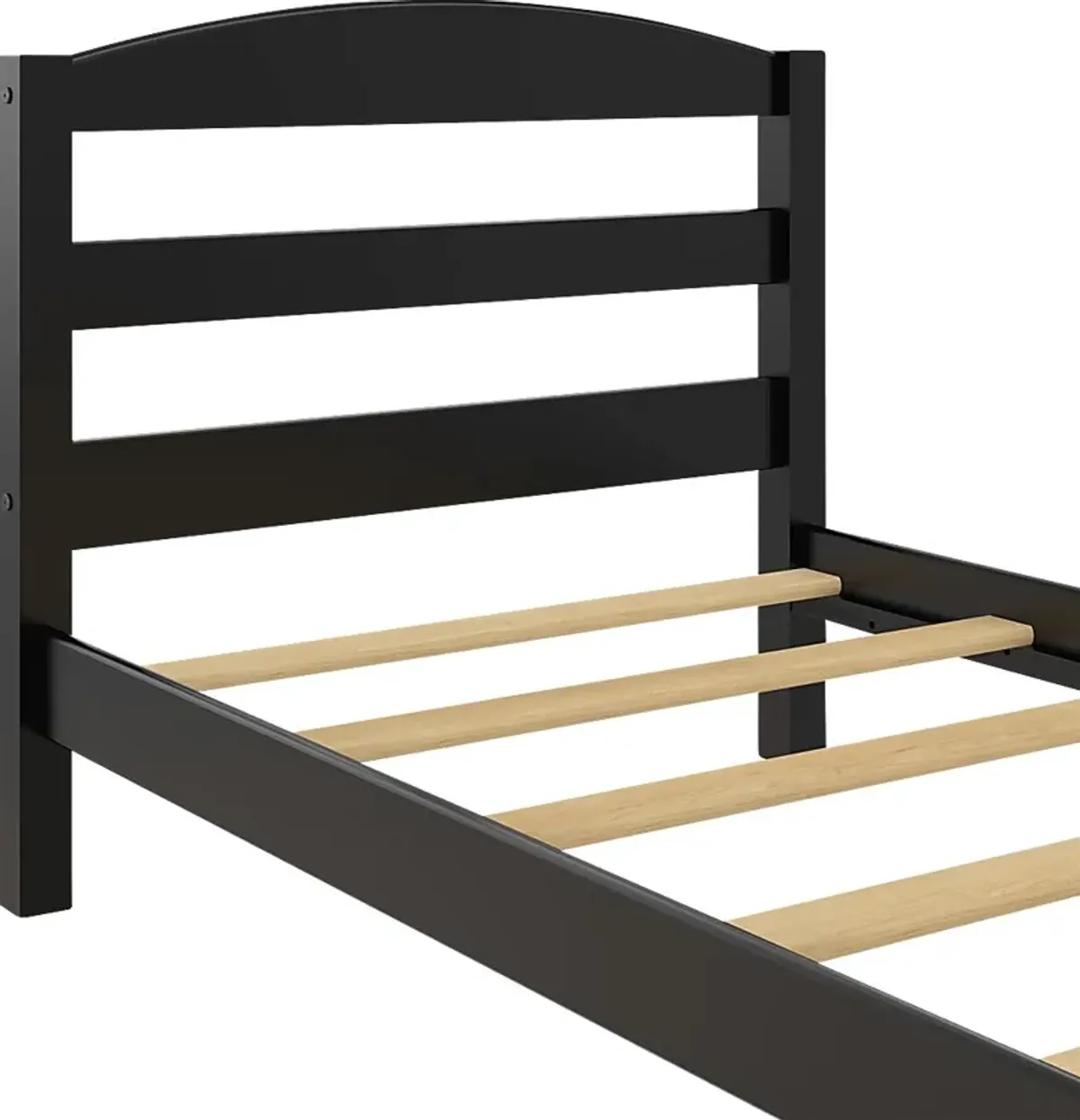 Kids Krevan Black Twin Bed