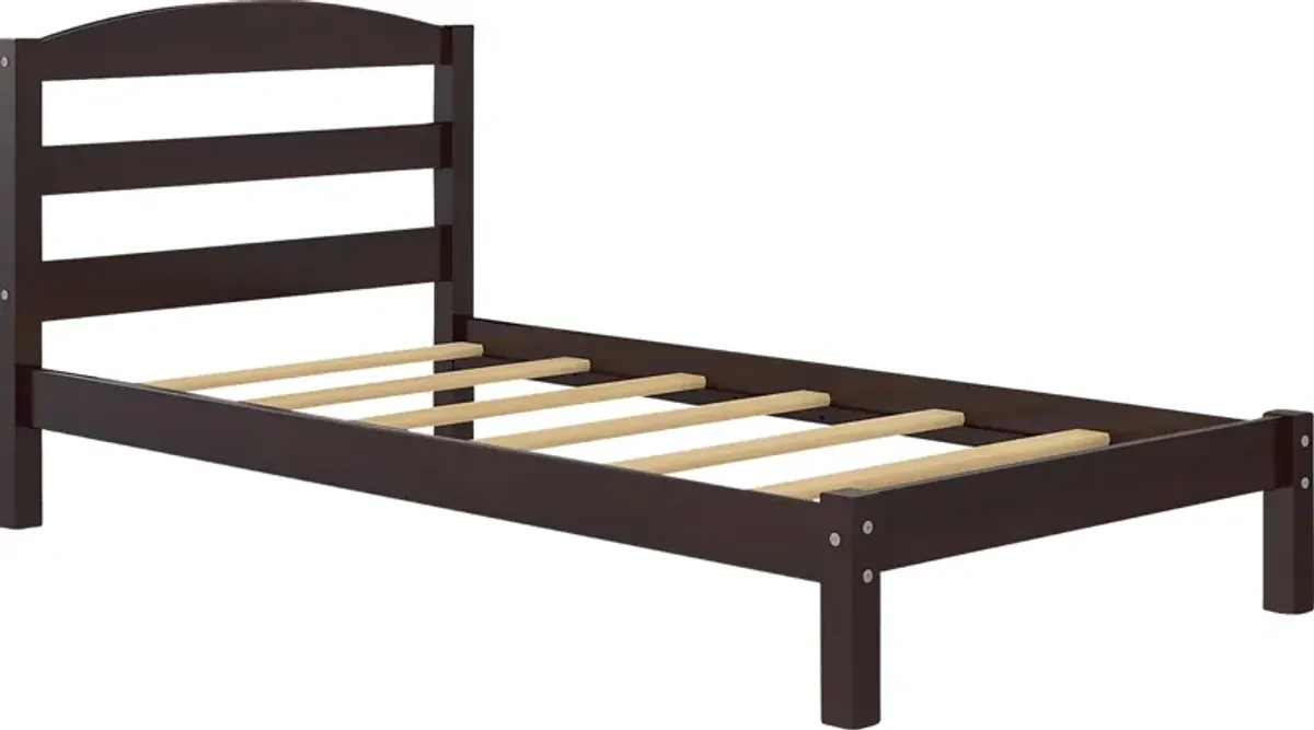 Kids Krevan Espresso Twin Bed