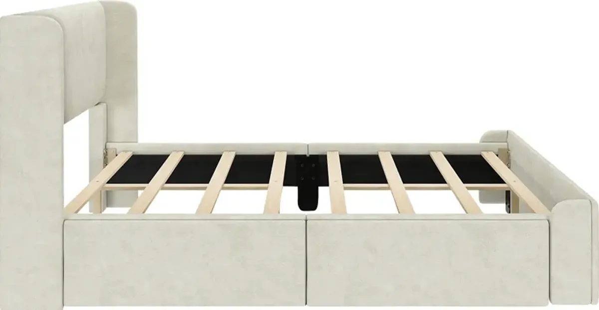 Kids Evosa II Cream Full Bed
