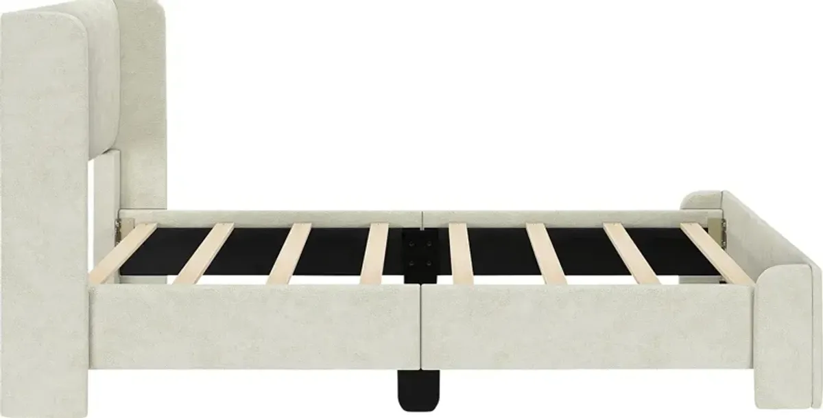 Kids Haso Cream Twin Bed