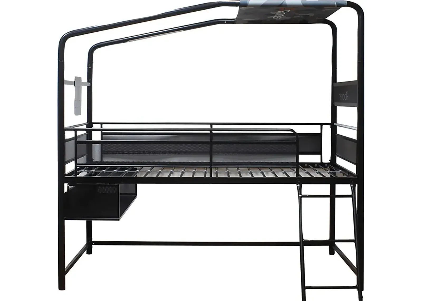 Kids Shanin Black Twin Gaming Bed