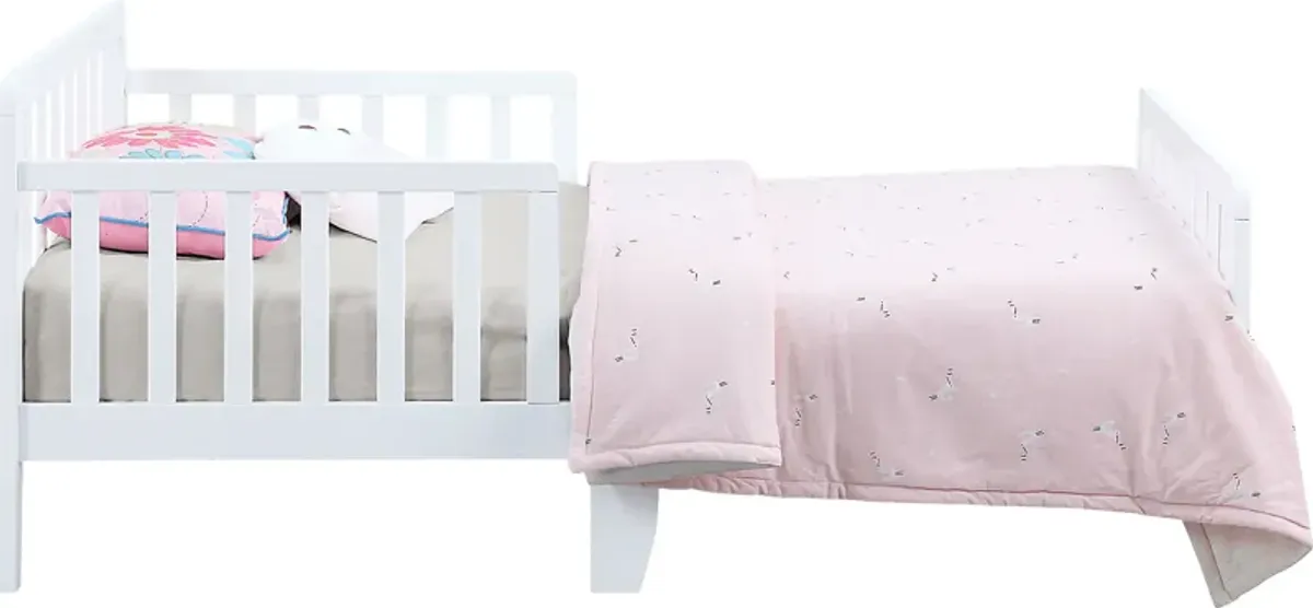 Kids Fyrio White Toddler Bed