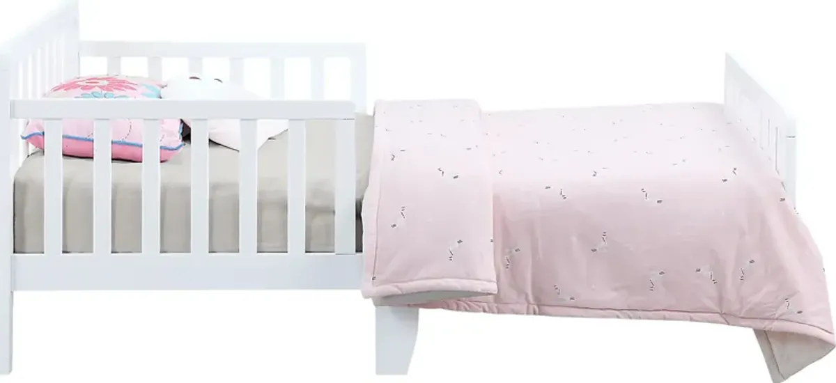 Kids Fyrio White Toddler Bed