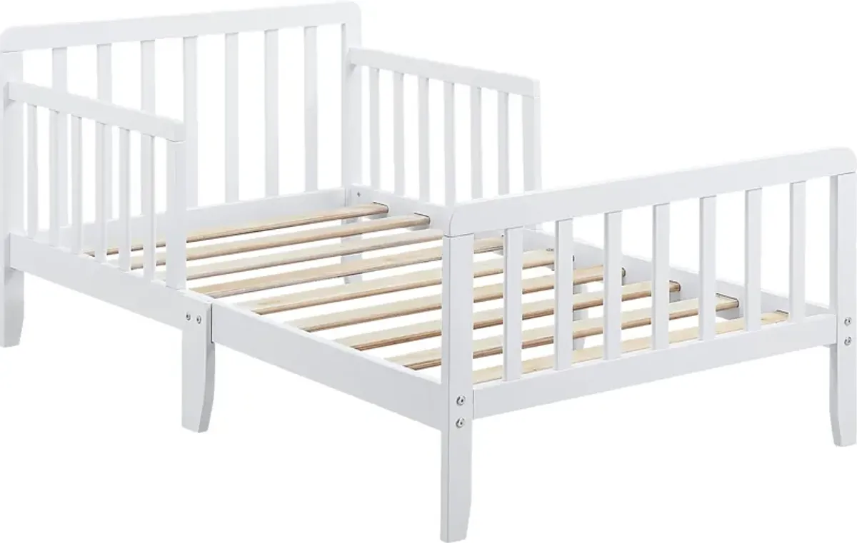 Kids Fyrio White Toddler Bed