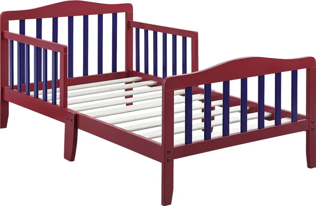 Kids Elvoro Red/Blue Toddler Bed