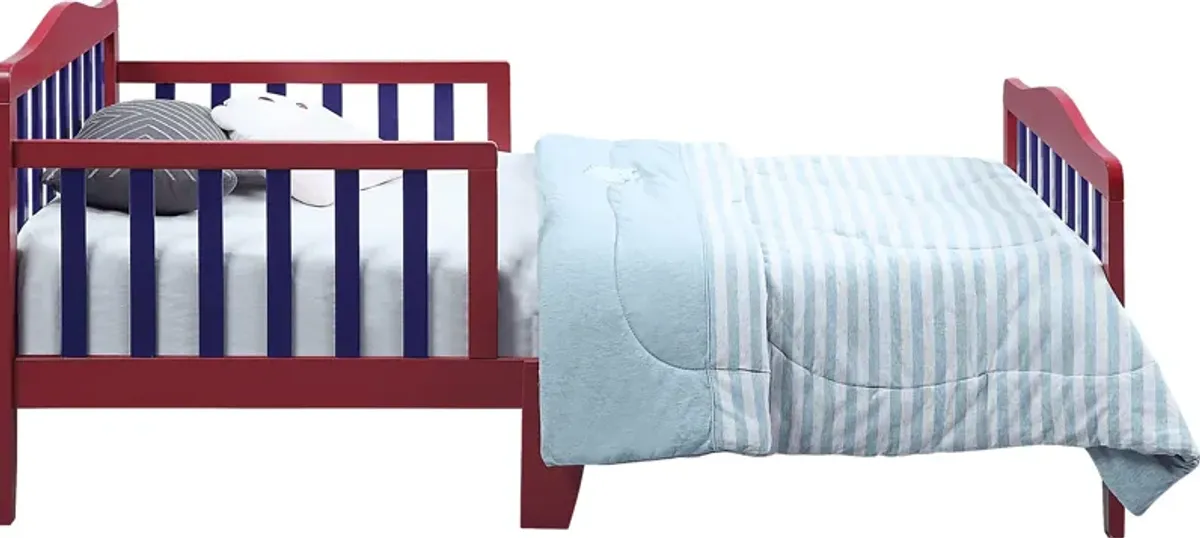 Kids Elvoro Red/Blue Toddler Bed