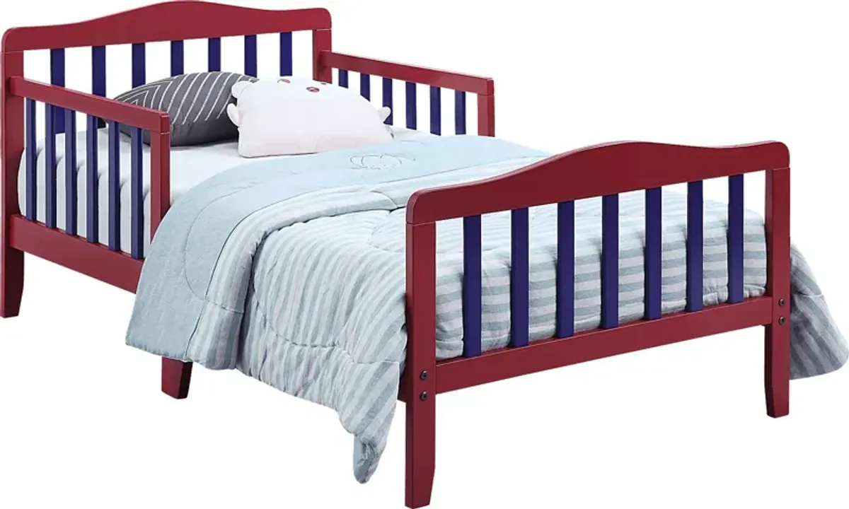Kids Elvoro Red/Blue Toddler Bed
