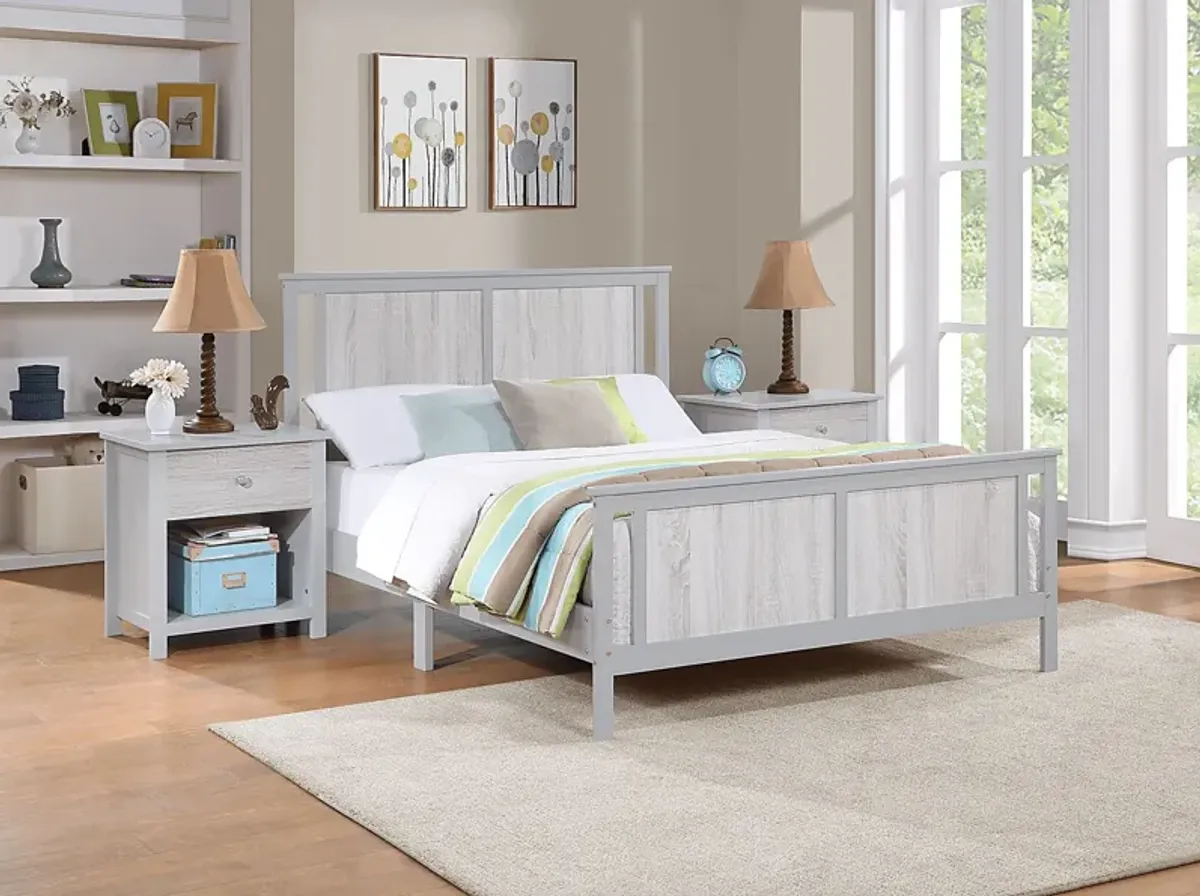 Kids Zolari Gray Full Bed