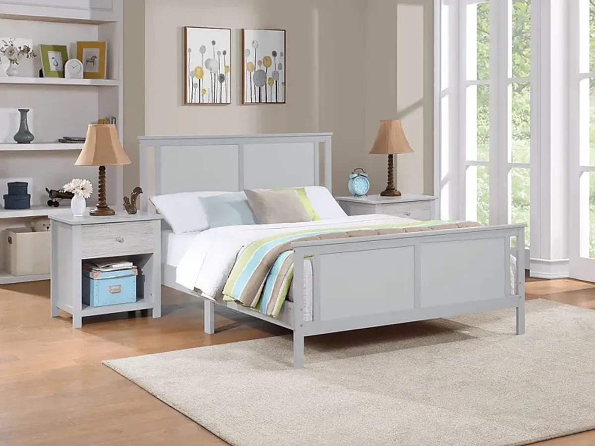 Kids Zolari Gray Full Bed