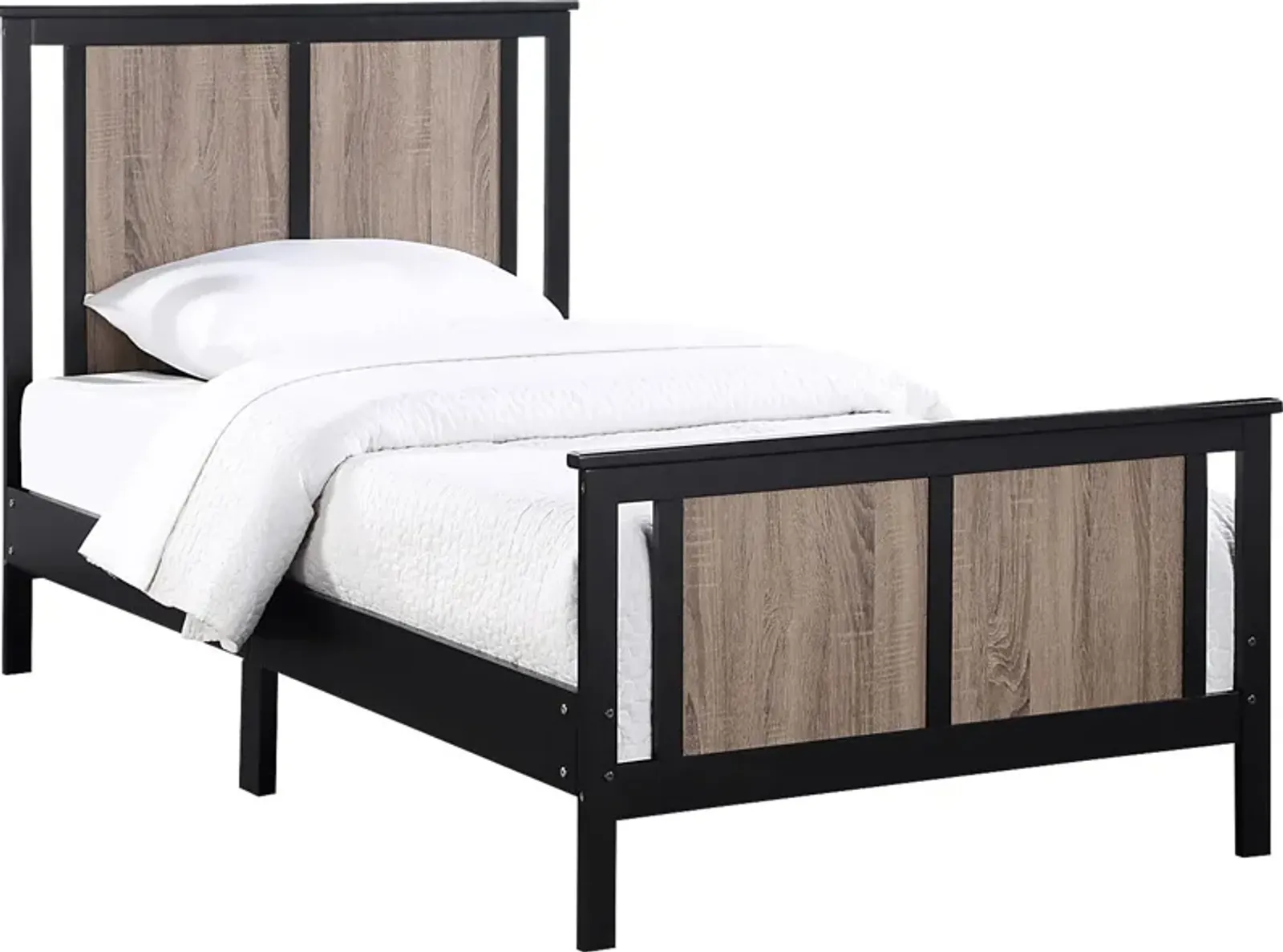 Kids Zolari Black Twin Bed