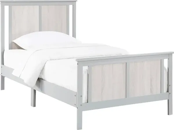 Kids Zolari Gray Twin Bed